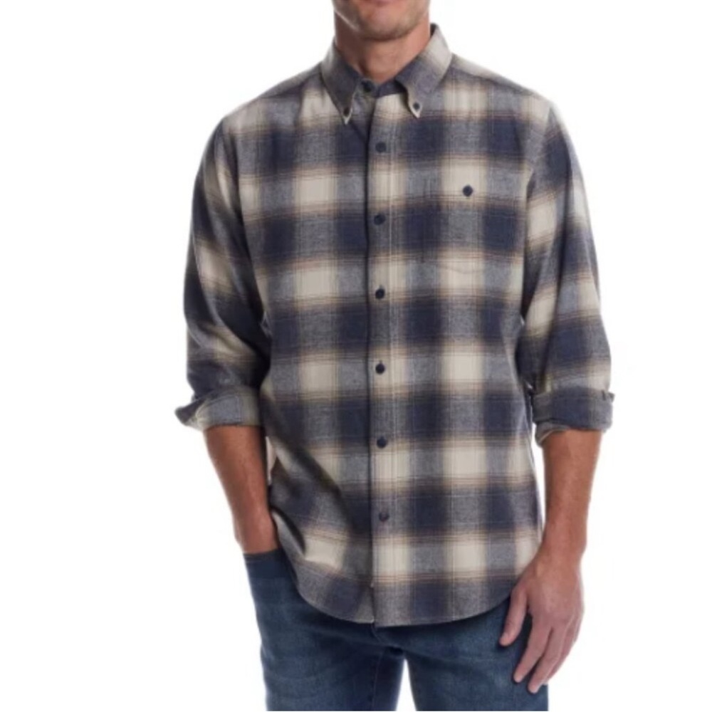 Weatherproof Vintage Men’s Flannel Shirt, XL